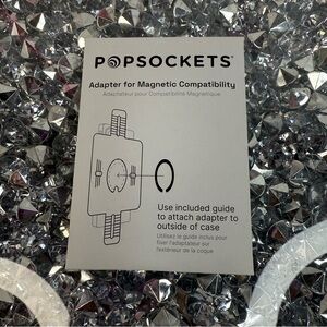 POPSOCKETS Adapter for Magnetic Compatibility - White Packaging MagSafe